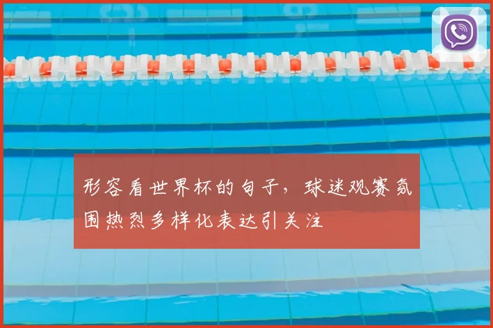形容看世界杯的句子，球迷观赛氛围热烈多样化表达引关注