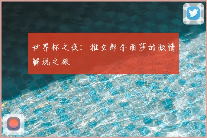 世界杯之夜:推女郎李丽莎的激情解说之旅