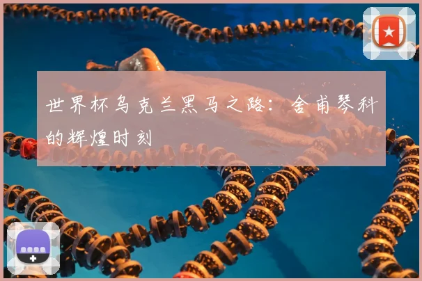 世界杯乌克兰黑马之路:舍甫琴科的辉煌时刻